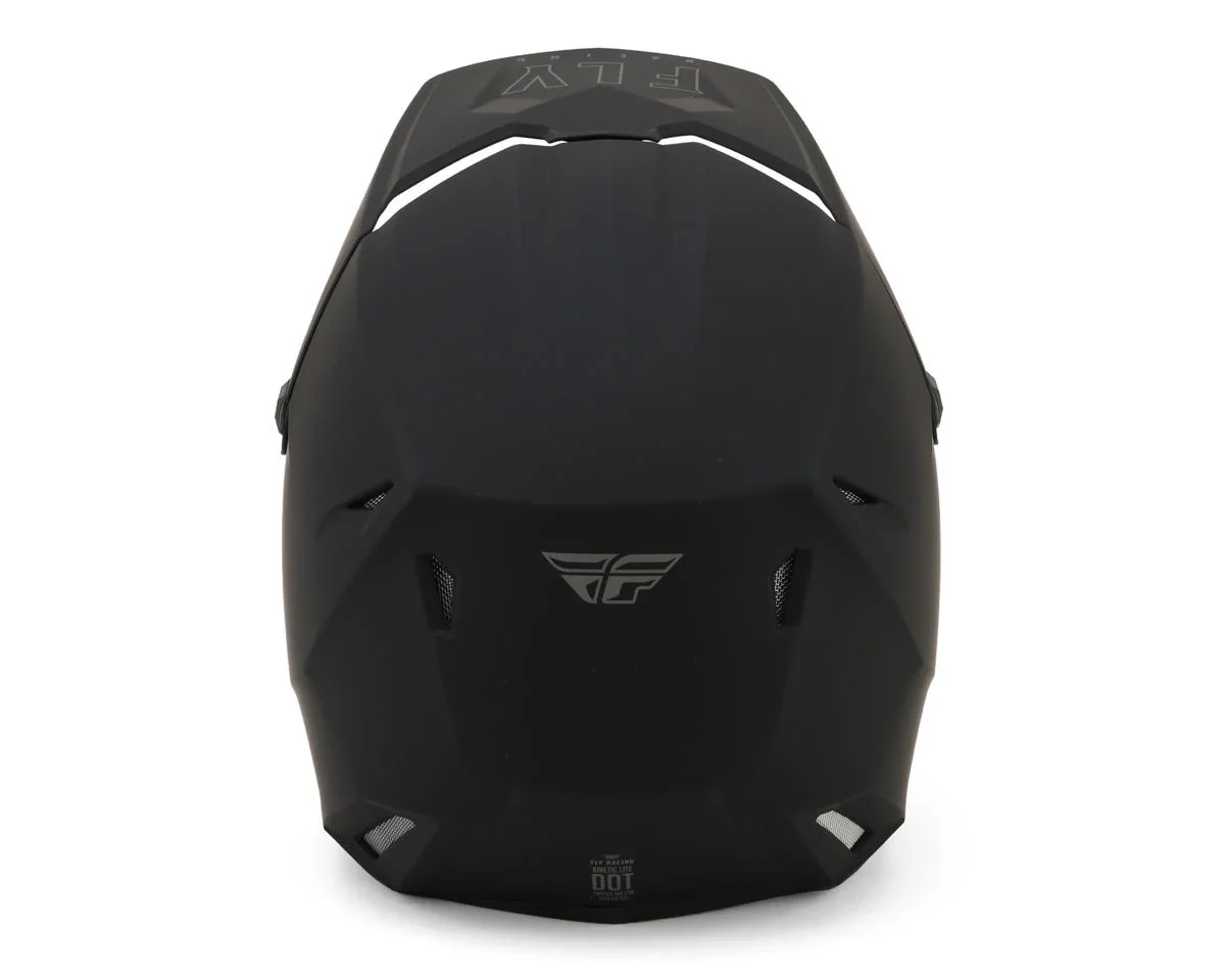 Fly Racing Kinetic Lite Solid Helmet (Matte Black) (XL) - view 3